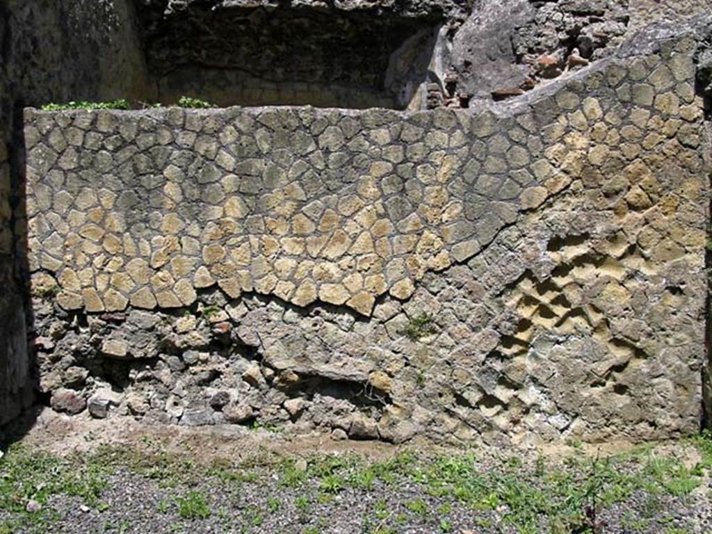 V.25, Herculaneum. May 2003. Looking towards west wall of shop. Photo courtesy of Nicolas Monteix.